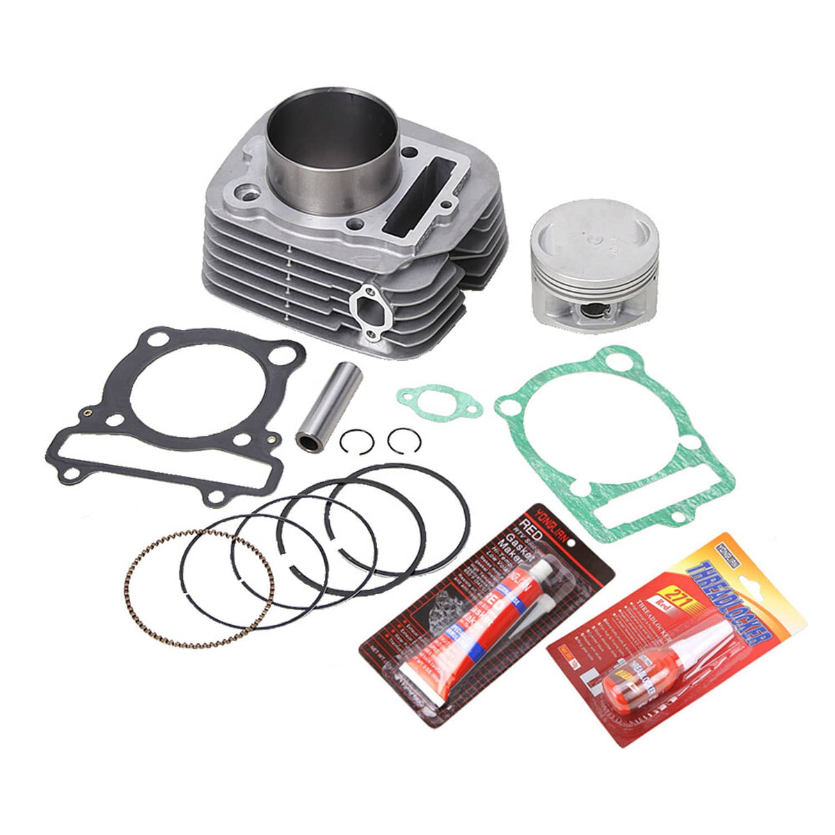 Solidspare 348cc Piston Cylinder Top End Kit Fits For Yamaha Warrior 350 YFM350X 1987-2004