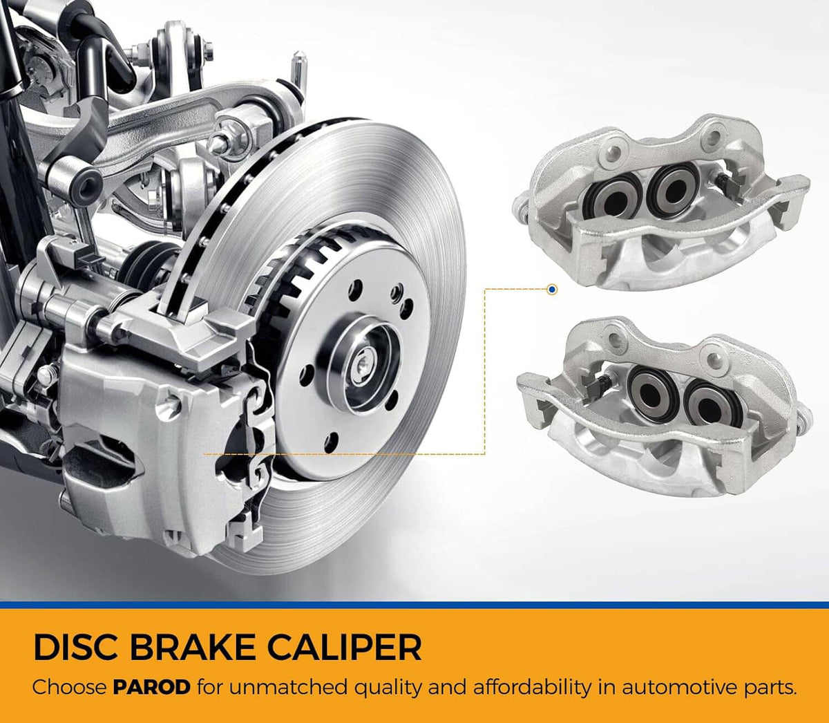 Solidspare Rear Brake Caliper Set 2 Piston For 00-07 Chevy GMC Cadillac Truck Full Size SUV
