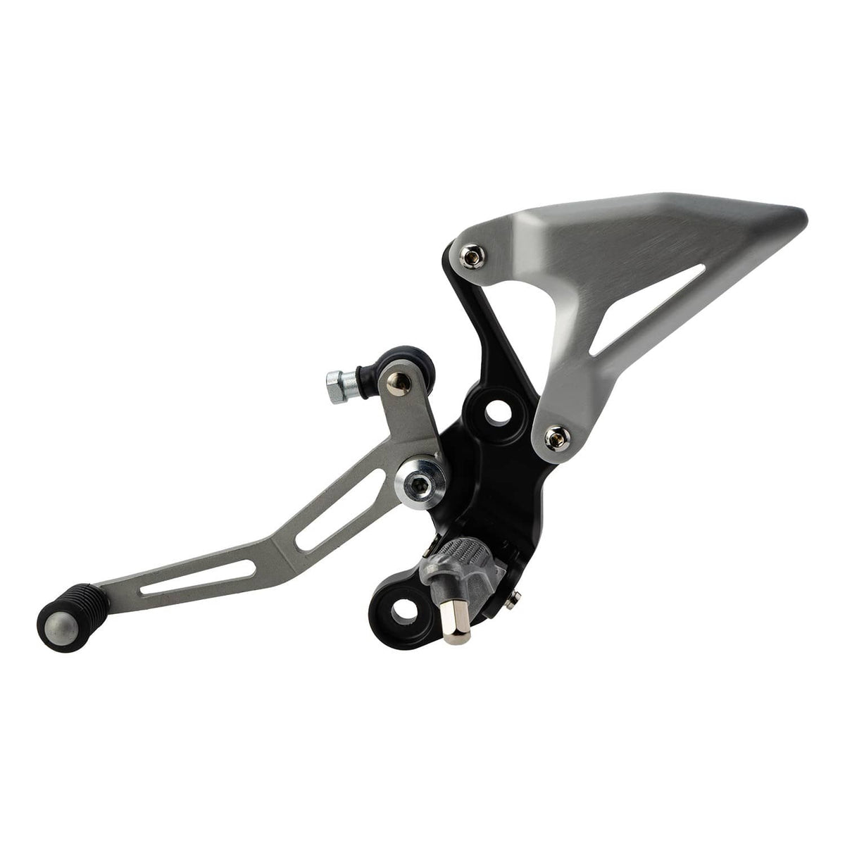 Solidspare Chrome Front Driver Footrests Bracket For Kawasaki Ninja 400 18-24 Z400 19-24