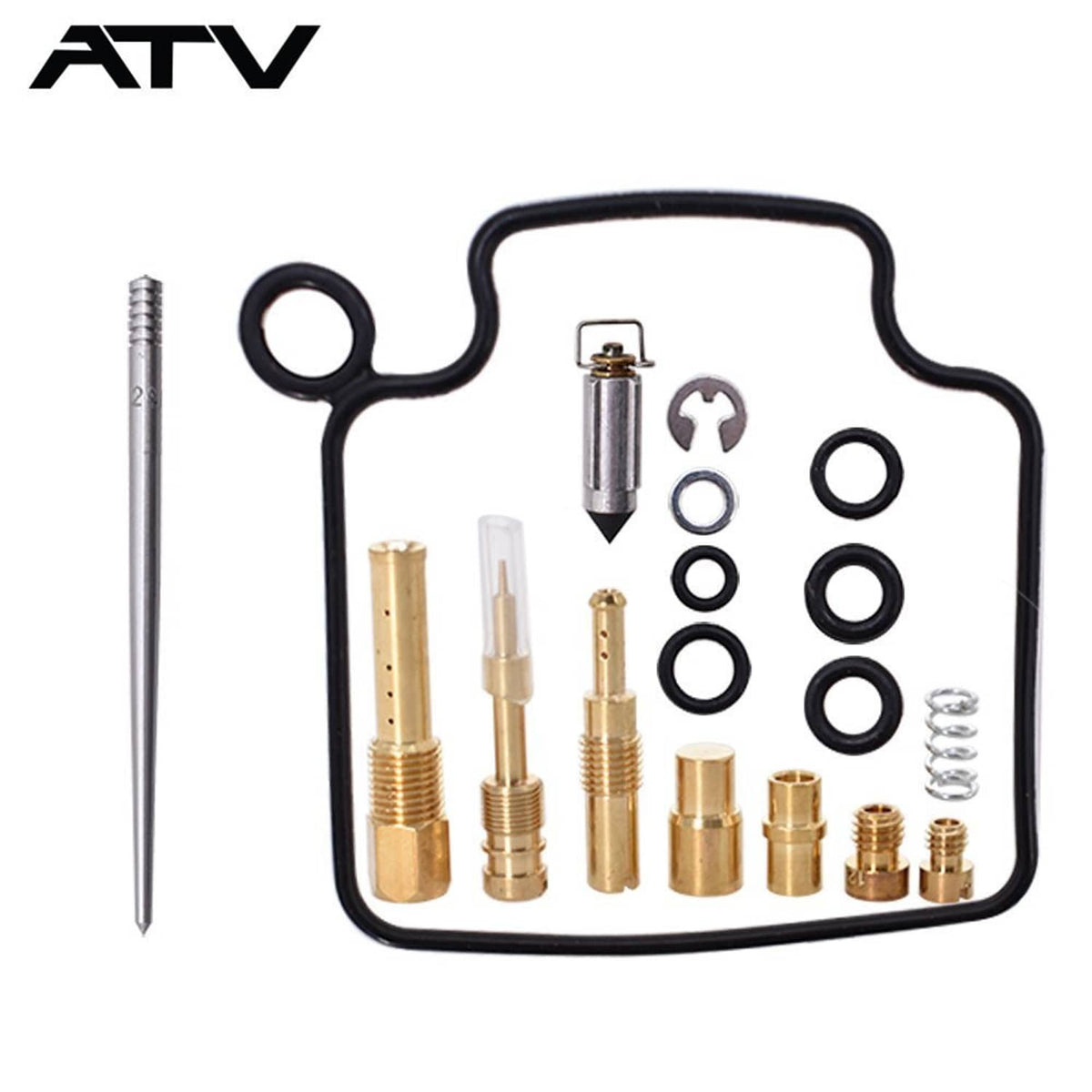 Solidspare Generic Carburetor Rebuild Kit for Honda Rincon 650 TRX650FA Foreman 500 TRX500
