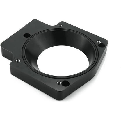 Solidspare Black 92mm Throttle Body+TPS IAC Adapter Plate for Chevy GM III LSX LS LS1 LS2