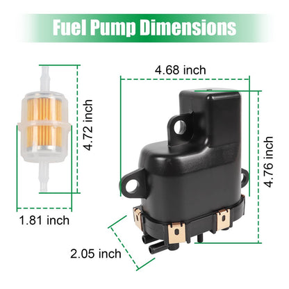 Solidspare For Kohler 25 755 73-S Fuel Pump Module Kit for ECH ECV EZT Series
