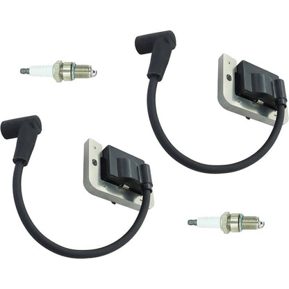 Solidspare 2Pcs For Kohler 32-584-06-S Ignition Module 24HP 7000 Series engine w Spark Plug