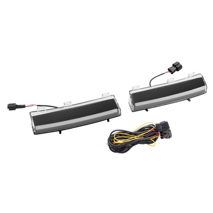 Solid Spare 2PCS LED Turn Signal Lights Side Marker Lamps+DRL For Nissan 350Z LCI 2006-2009