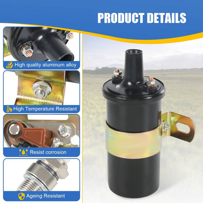Solidspare Coil, Points, Condenser, Spark Plug Wire Fit Kohler K181 K241 K301 K90 K141 K161