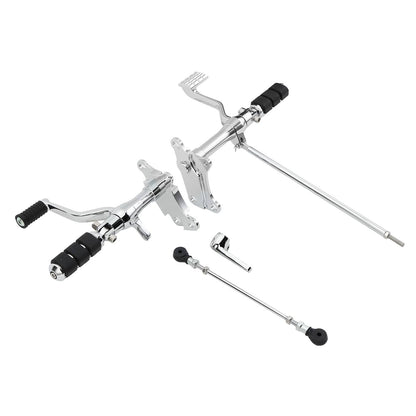 Solidspare Forward Controls Pegs Levers Linkage Kit For Harley Sportster 883 1200 91-03