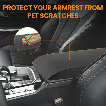 Solidspare New Black Armrest Center Console Lid Cover FA8Z-7406024-AB For 2013-19 Ford Flex
