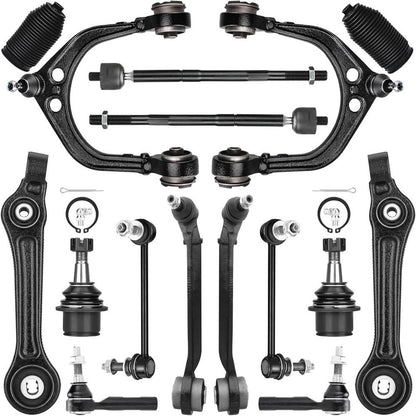 Solidspare 16Pcs Suspension Front Control Arm Kit for 2011-19 Dodge Charger Challenger 300