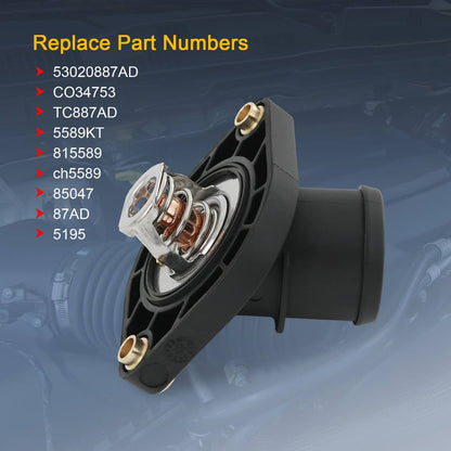 Solidspare 902-3312 Thermostat Housing for Ram Truck 1500 Jeep Liberty Dodge Nitro