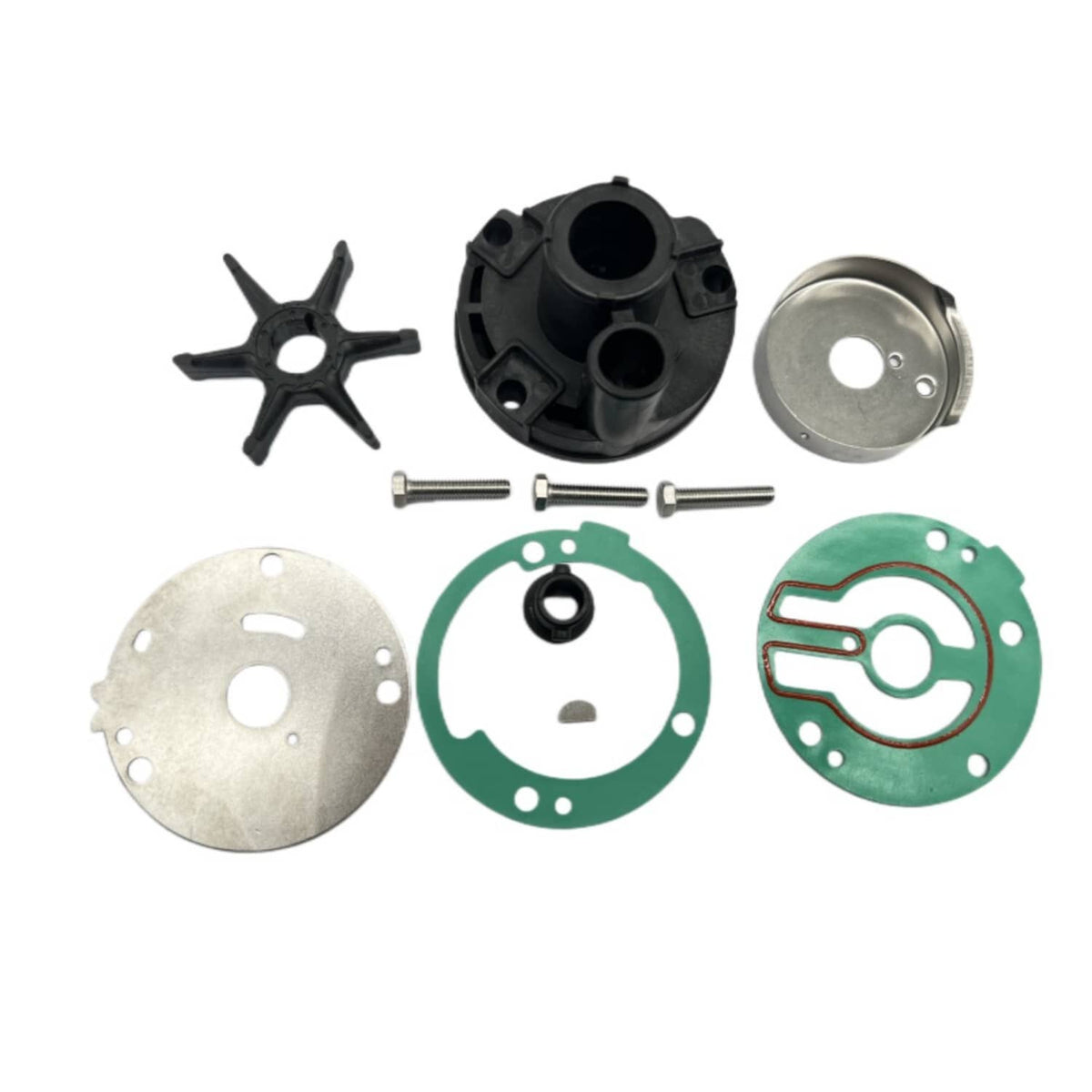 Solid Spare Water Pump Impeller Repair Kit For Mariner 20/25/28/30HP Motors 47-84797M 81604M