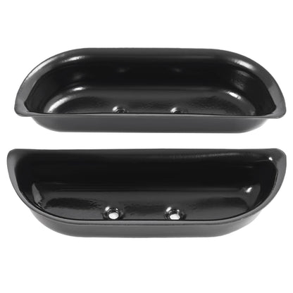 Solid Spare Fits 1973-1979 Ford F100 F150 F250 & 78-79 Bronco Steel Door Handle Cups Pair