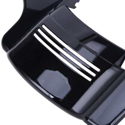 Solidspare 5" Vivid Black Rear Fender Extension Filler For Harley Touring Road Street Glide