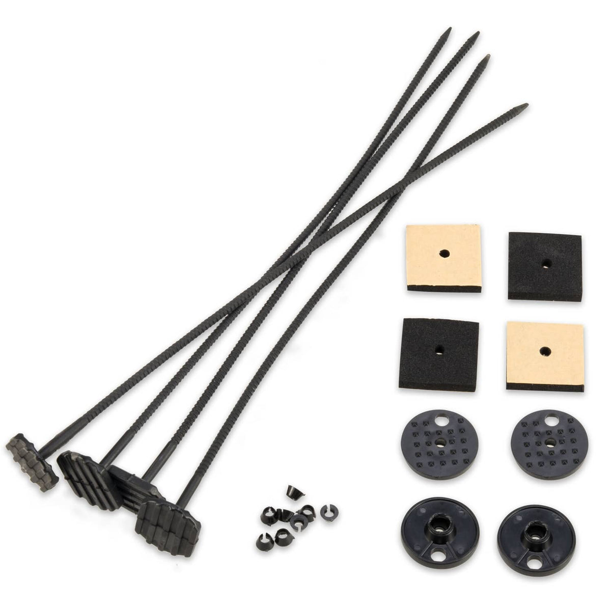 Solidspare Aluminum Transmission Oil Cooler + Hose /Mounting Kit 4 Row Radiator Auto-Manual