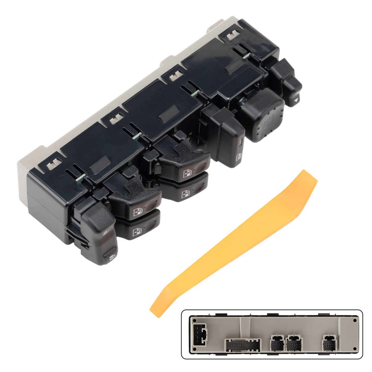 Solidspare Replacement Power Window Master Switch Left Driver Side For GMC Yukon 2003-2005
