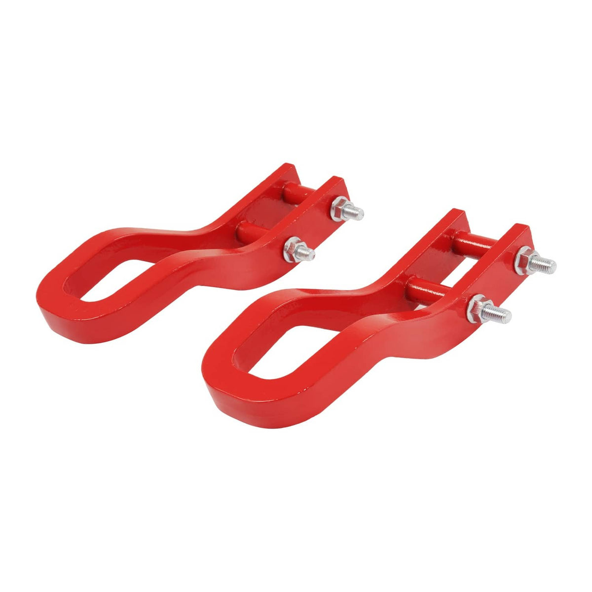 Solid Spare Pair Red Tow Hooks Kit #84513877 For Chevrolet Silverado 2500 HD 3500 HD 20-2026
