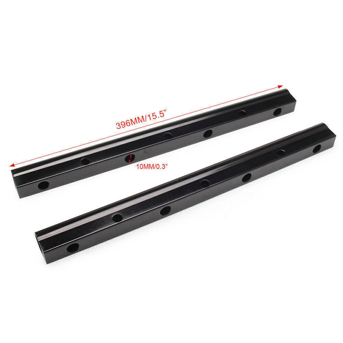 Solidspare Billet Fuel Rail Kit for LS LS1 LS2 LS3 LS6 Intake Manifold +Hardware Black New