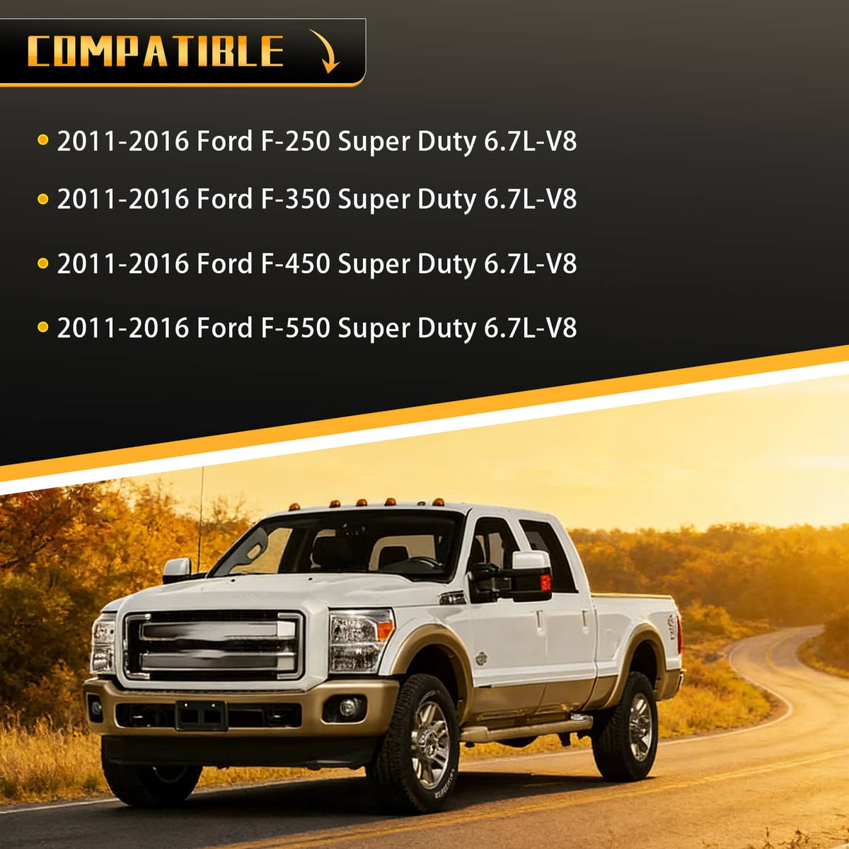 Solidspare New Oil Separator Assembly for 11-16 Ford F250 F350 Super Duty 6.7L DC3Z-6A785-C