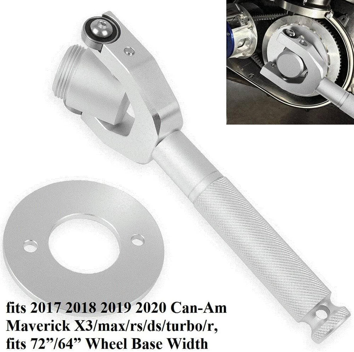 Solidspare Belt Changing Tool Fit Can-Am Maverick X3 Max Turbo 64''/72'' Clutch Removal Kit