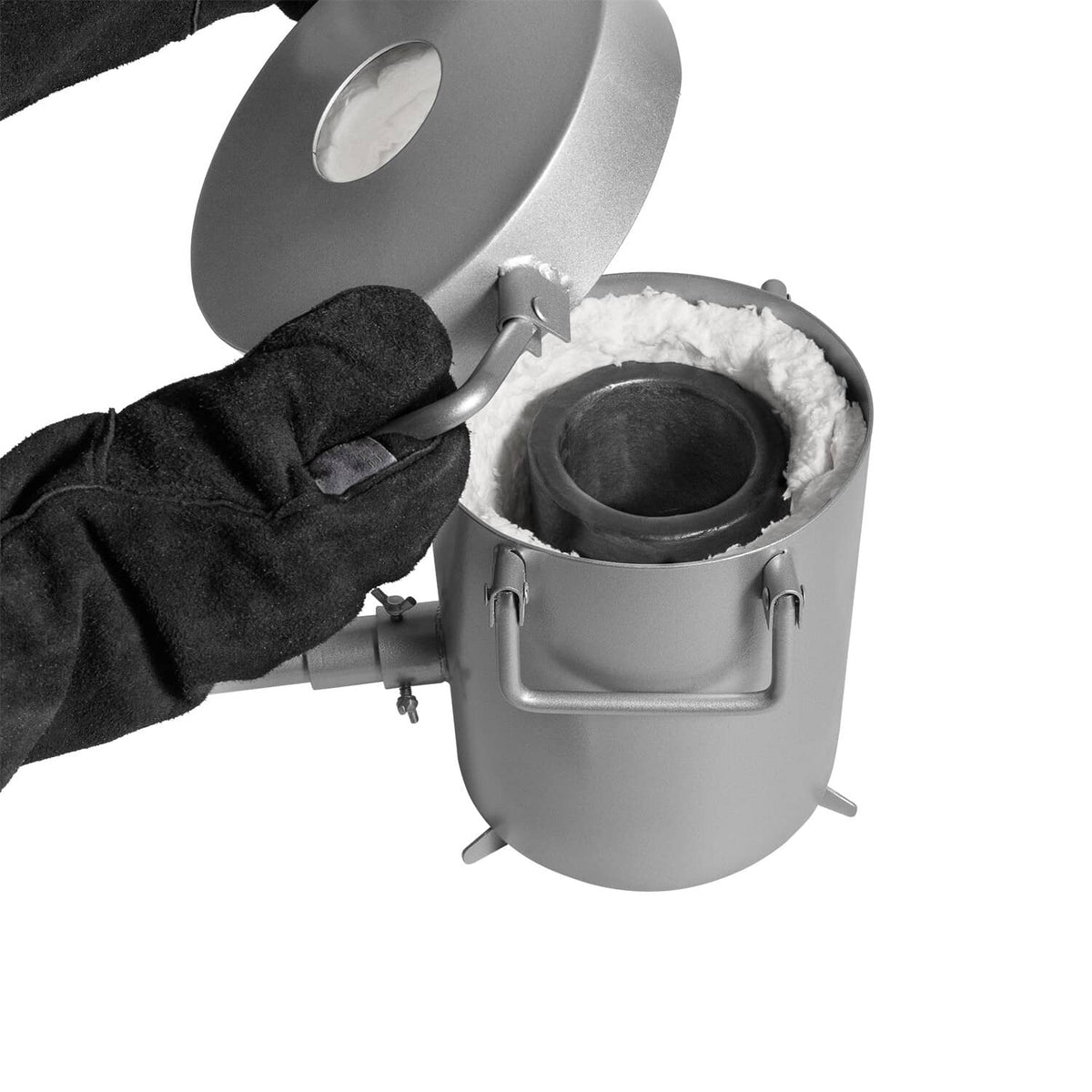 Solidspare 28LB/12.8KG Propane Furnace Kit Smelting Gold Silver Copper Scrap Metal Casting