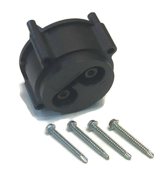 Solid Spare G19 G22 Yamaha Golf Cart Side 48-Volt MAC DC Charger Receptacle 48V w/o Harness