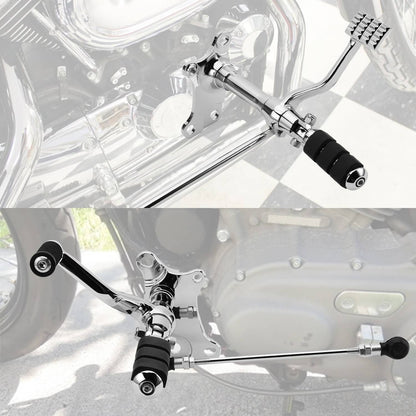 Solidspare Complete Forward Control Pegs Levers & Linkage For Sportster 883 1200 1991-2003
