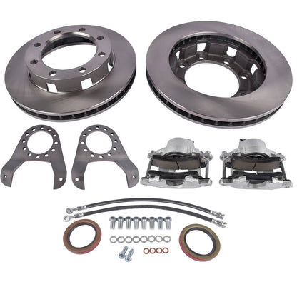 Solidspare For GM 14 Bolt Complete Disc Brake Conversion Kit 10.5 SRW Full Float Disk Brake