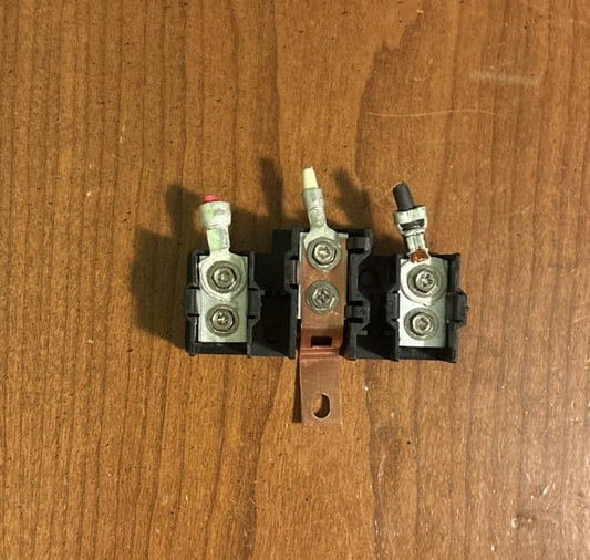 Solid Spare OEM Genuine GE Range Terminal Block Assembly, Part #WB27X31509