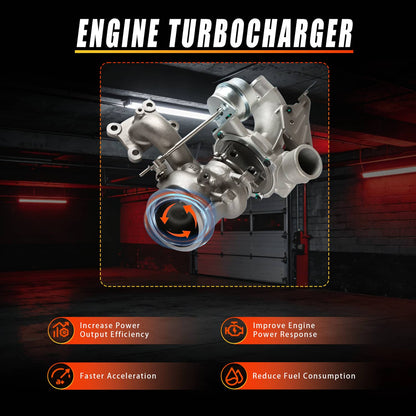 Solidspare NEW Turbo Turbocharger For 2012-2015 Ford Edge SE 2.0L 53039880270 53039700270