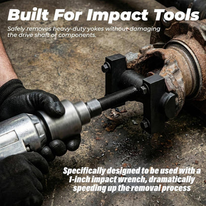 Solidspare 10803 Heavy Duty Yoke Puller Tool For Semi Trucks, Class 6-8 Trucks & Equipment