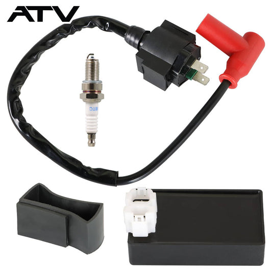 Solidspare Generic For Honda Foreman 450 TRX450ES S 98-01 Ignition Coil Spark Plug CDI Box