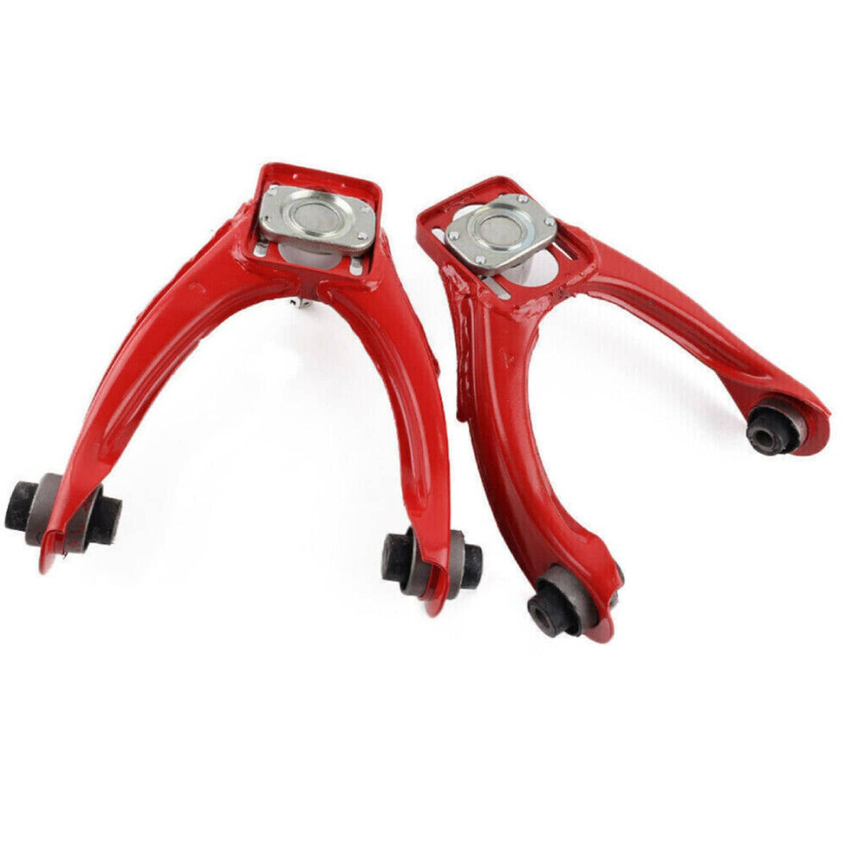 Solidspare For 1996-00 Honda Civic EJ EK Front JDM Adjustable A-Arms Control Camber Kit Red