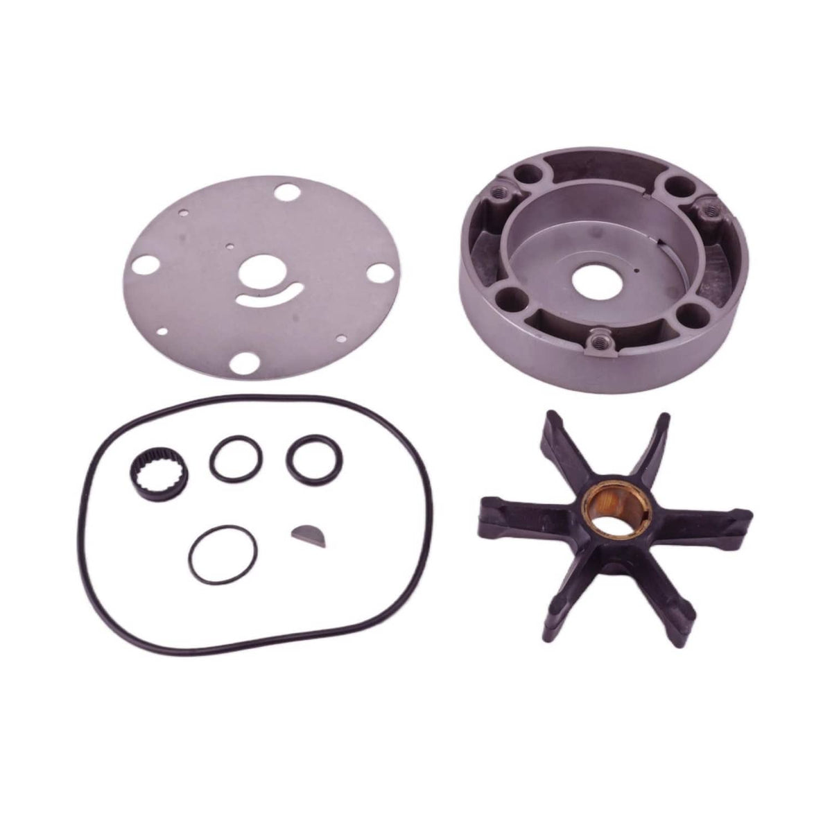 Solid Spare Water Pump Impeller Rebuild Kit w/Housing OMC Stringer 1969-1985 983218 0983218