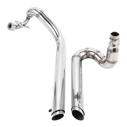 Solidspare For Yamaha V Star 650 XVS650 XVS400 Dragstar Shortshots Staggered Exhaust Pipes