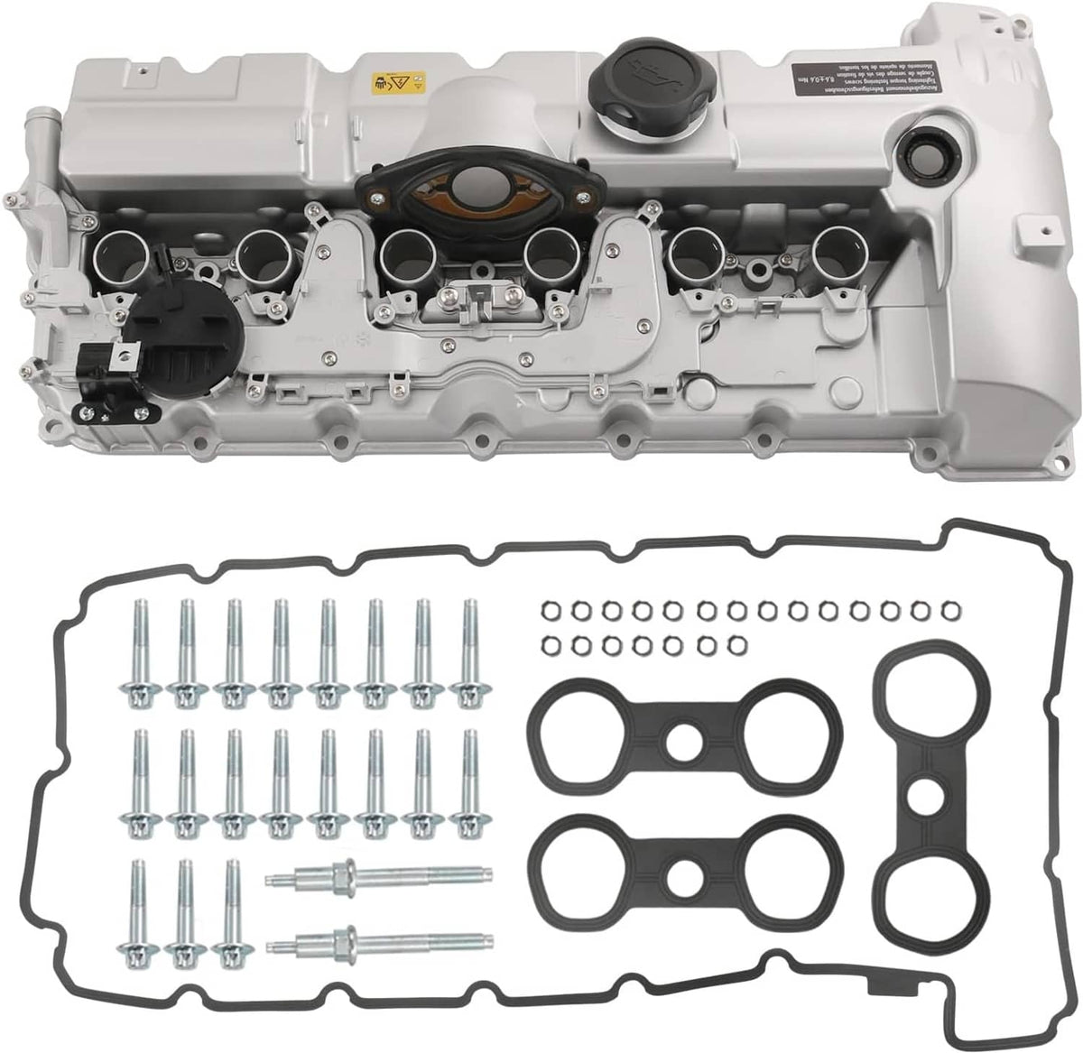 Solidspare Aluminum Upgrade Valve Cover for BMW N52 E70 E82 E90 E91 328i 528i 128i X3 X5 Z4