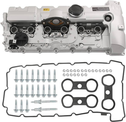 Solidspare Aluminum Upgrade Valve Cover for BMW N52 E70 E82 E90 E91 328i 528i 128i X3 X5 Z4