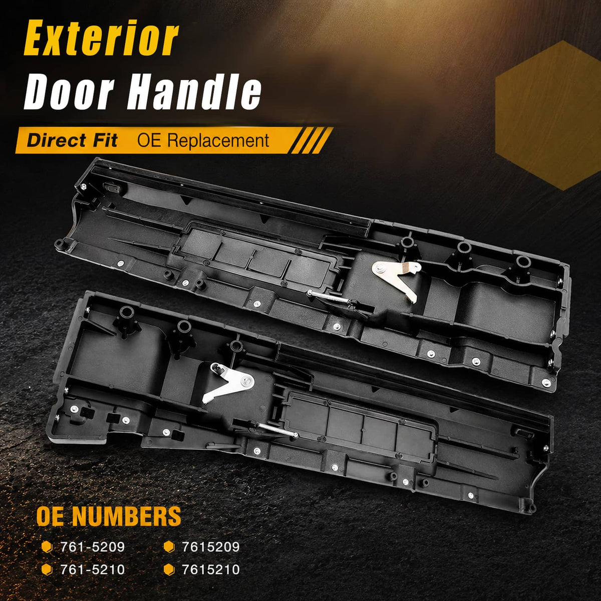 Solidspare New Front Interior Door Handles Left & Right for Freightliner FLD120 FLD120SD