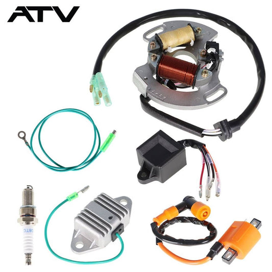 Solidspare For Yamaha Blaster YFS200 1997-2001 Ignition Spark Plug CDI Regulator & Stator
