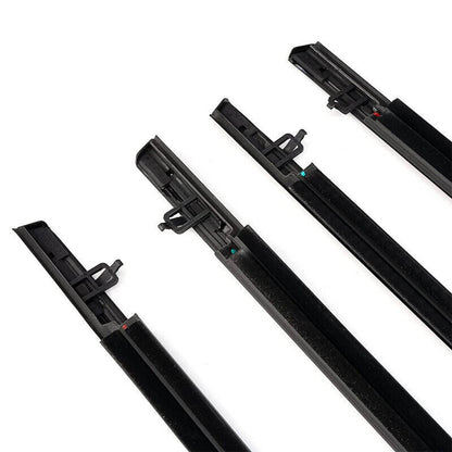 Solidspare 4Pcs Car Window Moulding Trim Weatherstrips Seal Fit For Honda Civic Sedan 06-11