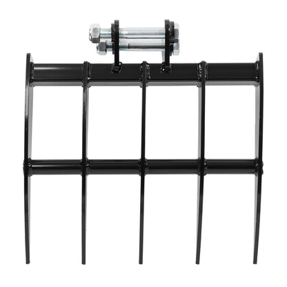Solidspare Mini Excavator Attachment Rake 5 Tools For Mini Excavator  Heavy Duty Thick