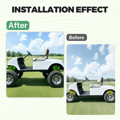 Solidspare 6'' A-Arm Lift Kit Enhanced For Yamaha Golf Cart G2 G9 Electric Gas 1985-1995