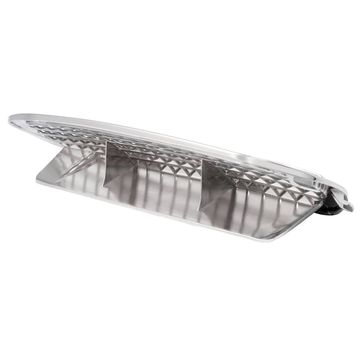 Solid Spare Chrome Hood Side Grille Air Intake Vent Cover ABS For Freightliner M2 2002-2018