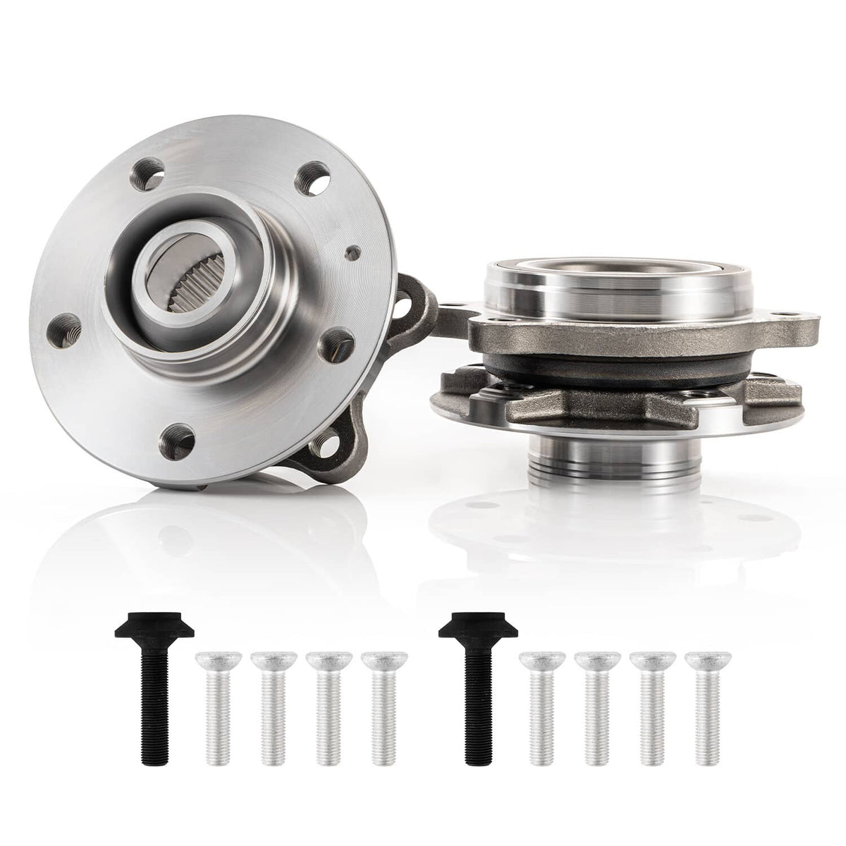Solidspare 2 Front or Rear Wheel Hub Bearings Assembly for Audi A4 A5 A6 A7 A8 Q5 S4 513301