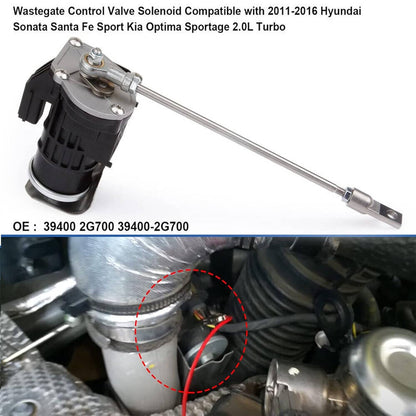 Solidspare Turbo Wastegate Actuator For 2009-2015 Hyundai Kia 2.0L 39400-2G720  39400-2G700