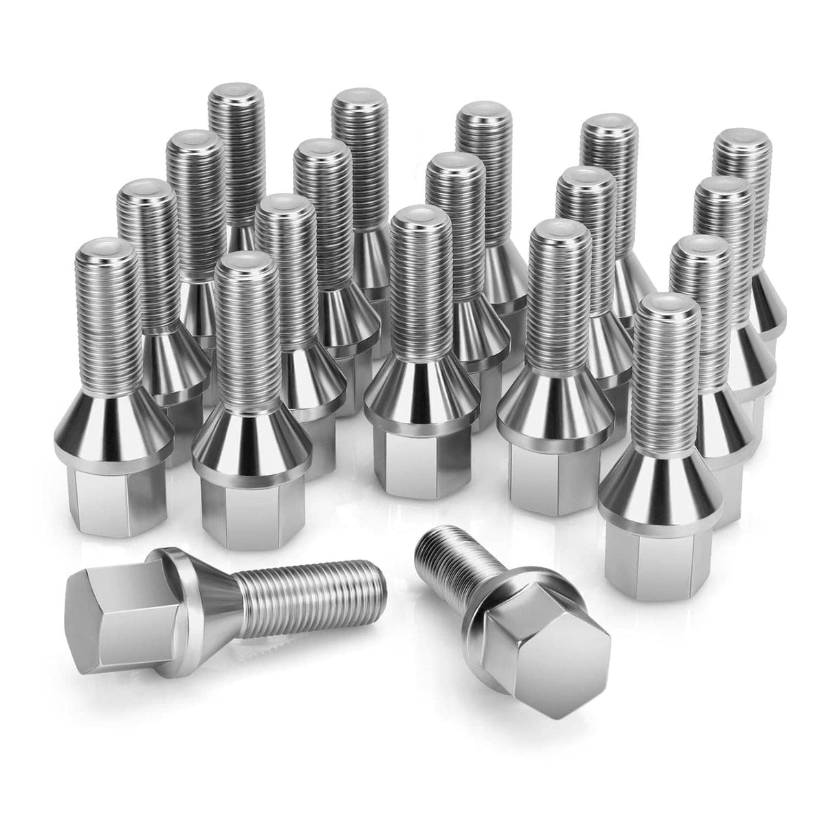 Solidspare 12x1.25 20PCS Wheel Lug Nuts For Jeep Cherokee Compass Dodge Dart Chrysler 200