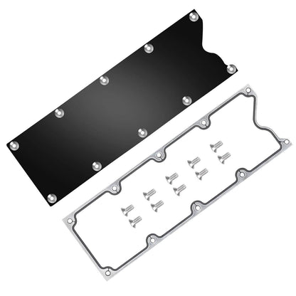 Solidspare Billet Knock Sensor Delete LS6 LSX & GASKET Plate For LS Gen 3 VALLEY PAN Cover