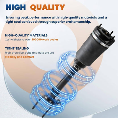 Solidspare 2Pcs Front Air Suspension Strut for Mercedes-Benz X164 GL450 GL550 W164 ML320