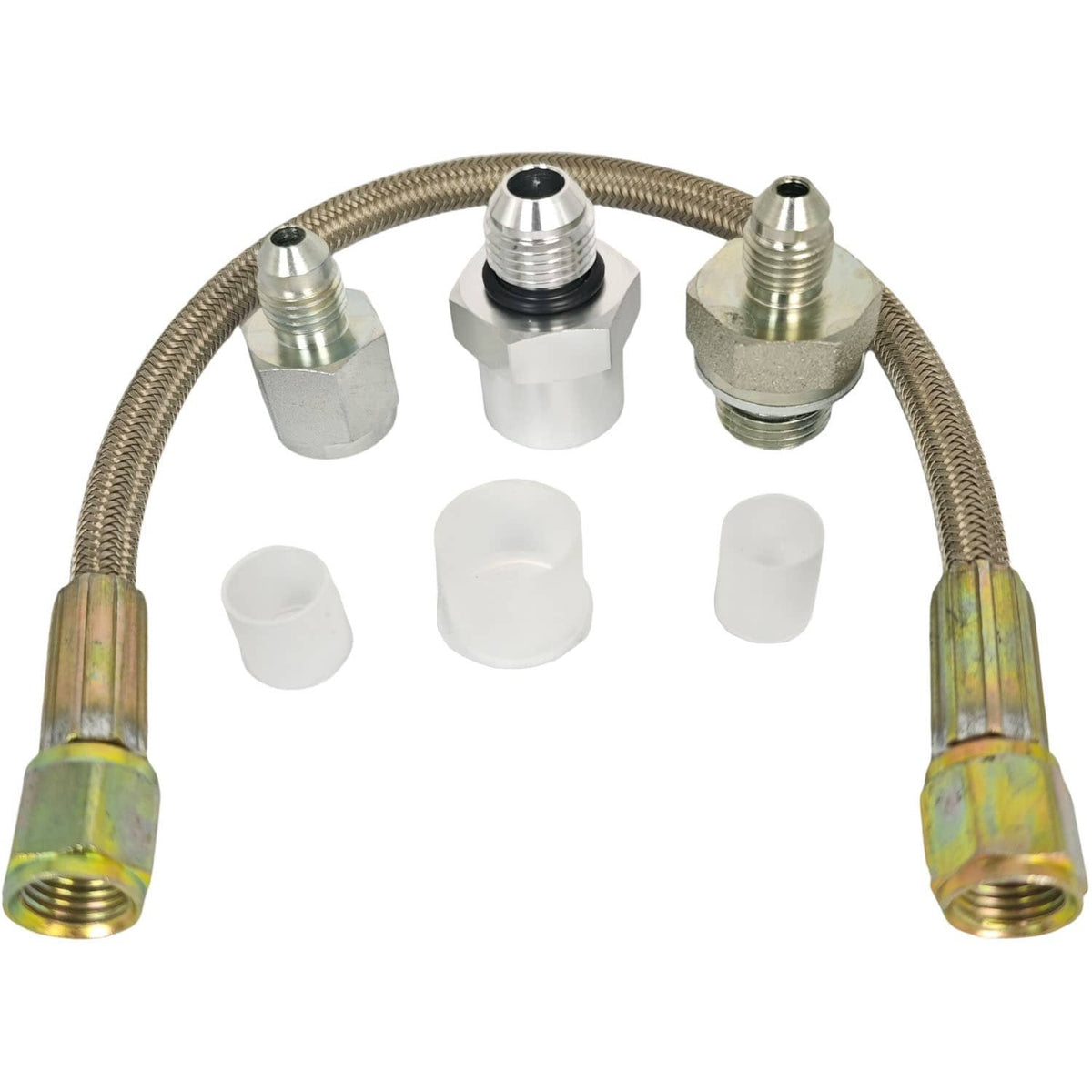 Solid Spare 12" Oil Pressure Sensor Relocation Kit Fit for Chevrolet Corvette C5 C6
