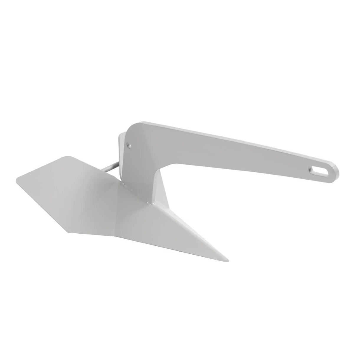 Solidspare Boat Triangular Anchor 35lbs Delta Style Wing Anchor Heavy Duty Steel Anchor