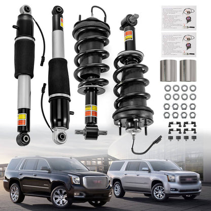 Solidspare For 2015-20 Escalade Suburban Tahoe Yukon Front Strut Assy & Rear Shock Absorber