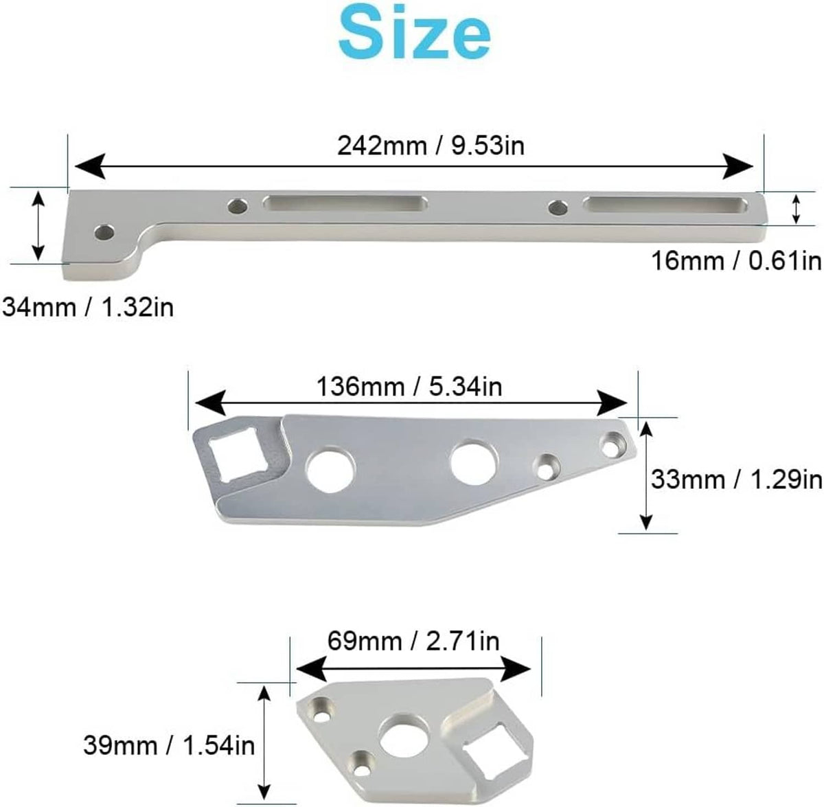 Solidspare Aluminum Throttle Cable Bracket For LS1 Sheet Metal Intake Manifold NEW